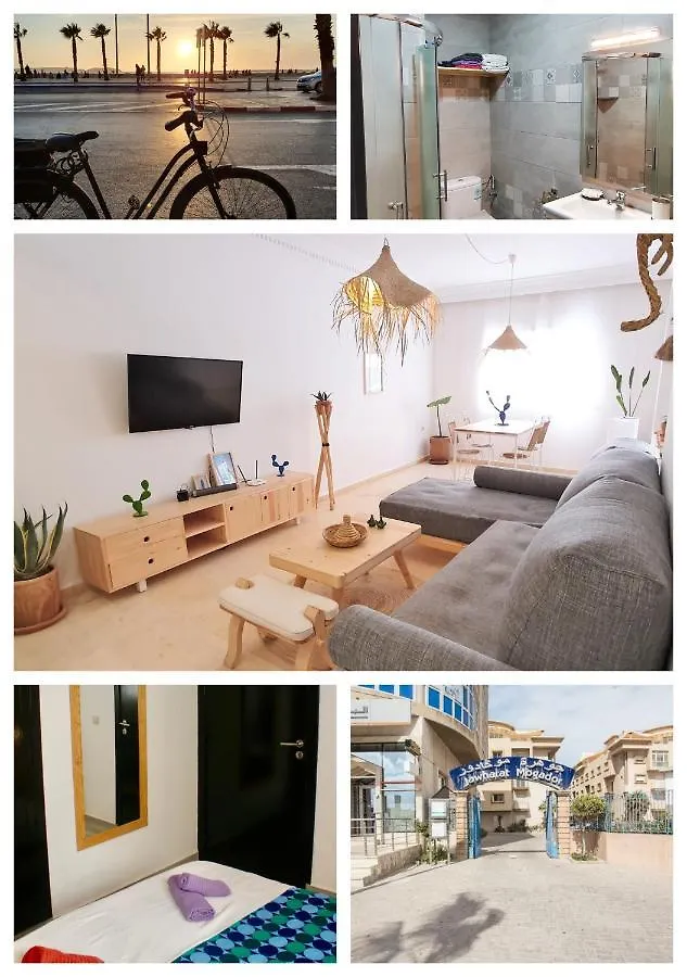 Fresh Designed Next To The Sea -Nice Area - Wifi Essaouira Appartement